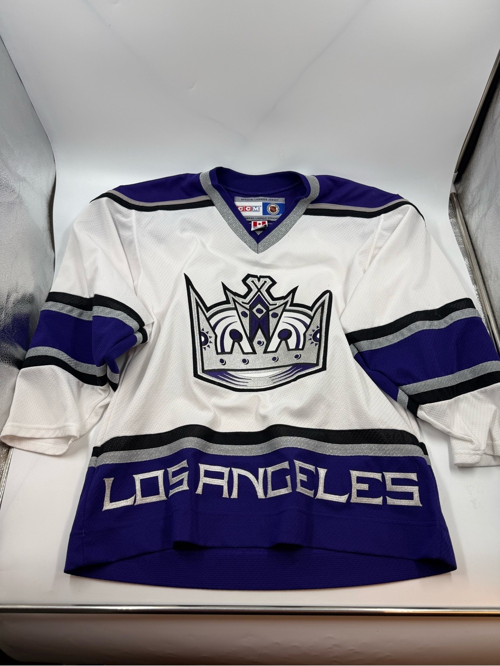 Vintage Los Angeles kings Ccm hockey jersey size medium